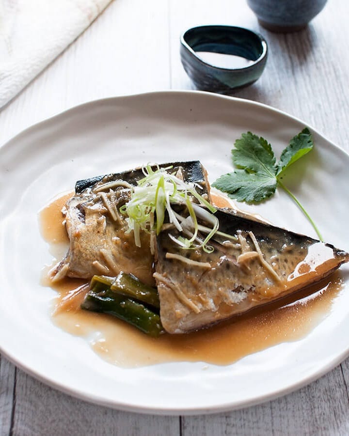 Mackerel with Miso Sauce