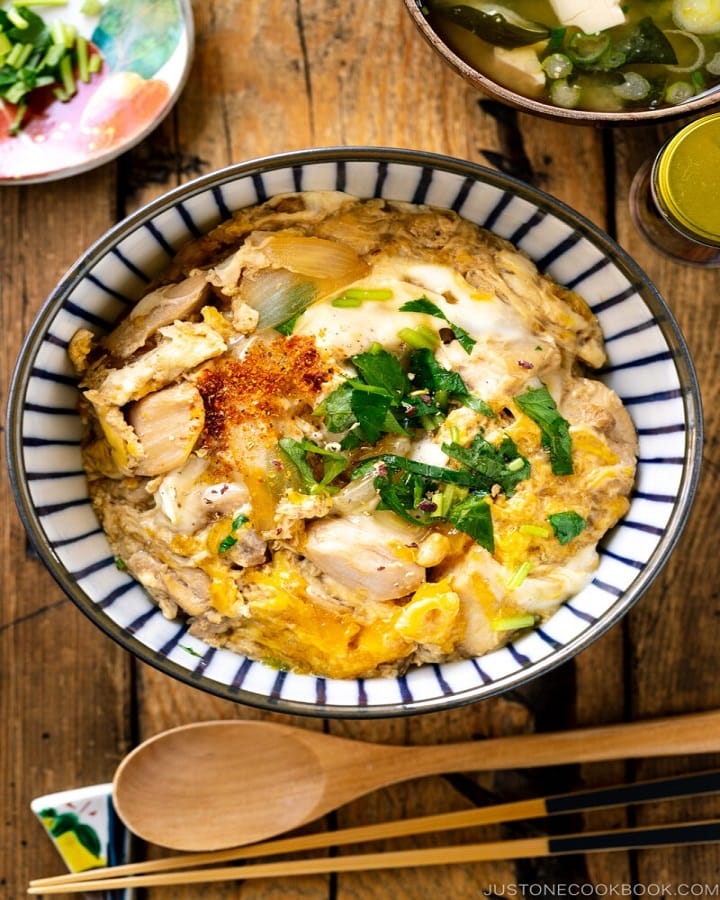 Oyakodon Donburi Chicken And Egg